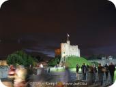 18885 Cardiff Castle motte at night.jpg