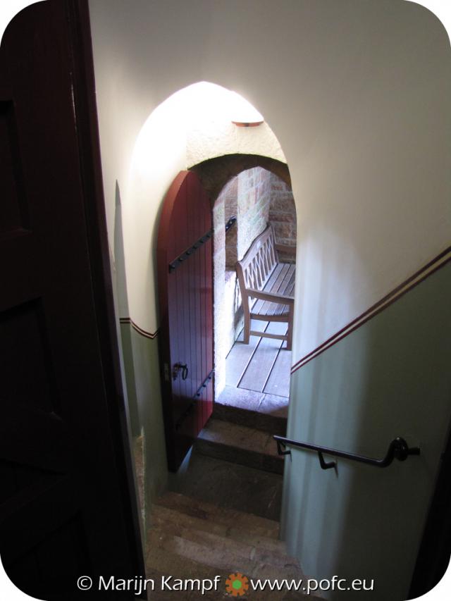 SX13452 Staircase and red door at Castle Coch.jpg