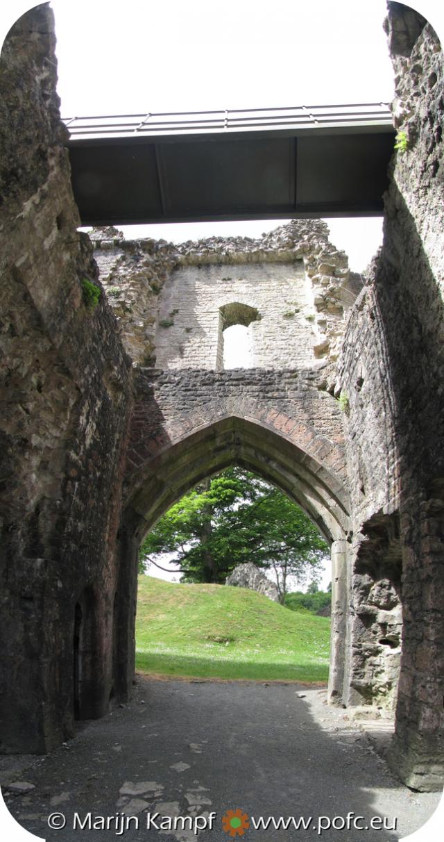 SX14662-14665 View from gatehouse St Quentin's Castle, Llanblethian, Cowbridge.jpg